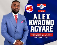 Alex Kwadwo Agyare of  Kade constituency