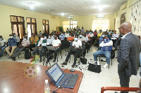 The GFA organized the training session for all TMS managers from the Premier, Division One clubs