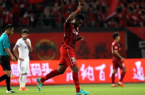 Asamoah Gyan Lasts Shangai Derby