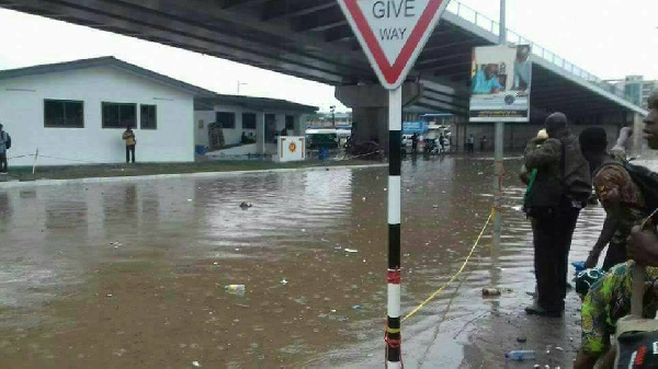 File photo; Circle Interchange experienced flooding during heavy rains early this year