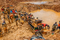 Illegal mining activities