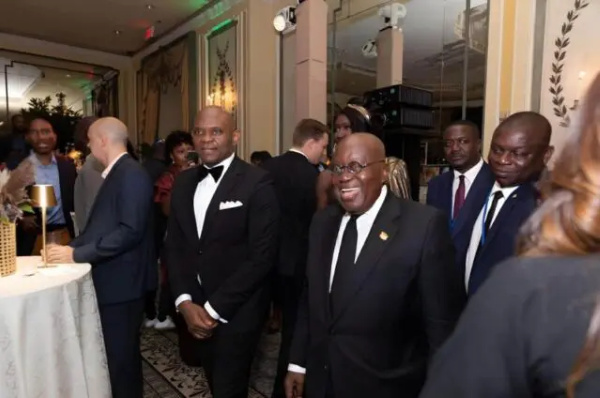 President  Akufo-Addo and global leaders at a cocktail reception organized by United Bank for Africa