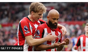 Bryan Mbeumo scored deep into added time as Brentford beat Ipswich