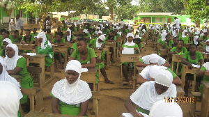 File photo: Suhum Islamic Girls SHS students