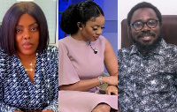 Broadcast journalists, Nana Aba Anamoah, Serwaa Amihere and Dr Kobby Mensah