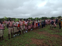 Participants carrying out the tree-planting