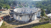 File photo of the Royal Chapel of Milot which got burnt