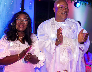 Prof Joshua Alabi and wife Prof Goski Alabi