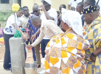 The project valued at GH¢2 million and initiated in May 2021, aimed to improve access to clean water