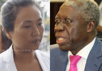 Senior Minister, Yaw Osafo Maafo and Aisha Huang