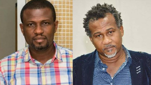 (L) Mark Okraku Mantey, Lucky Mensah(R)