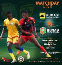 Asante Kotoko will be playing Benab FC in a friendly match