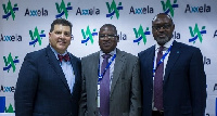 MD of WAPCO Walter Perez, Debo-K'mba Barandao of WAGPA and CEO of Axxela, Bolaji Osunsanya