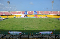 An aerial shot of the Accra Sports Stadium