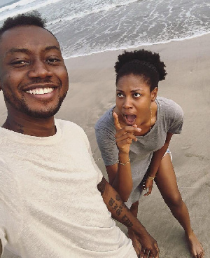 Pappy Kojo with Yvonne Nelson