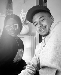 Jesse Lingard with Gyakie