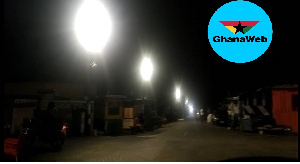 Some of the street lights that have been fixed in the community