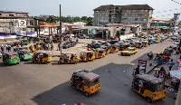 There are long queues at Monrovia's petrol stations