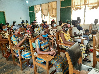 Photo of the volunteers at the inauguration ceremony