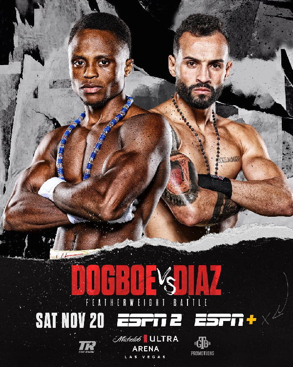 Isaac Dogboe will come up against Christopher Diaz