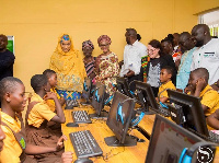 Second Lady Samira Bawumia inspects an education project by her foundation | File photo