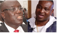 Kwadwo Owusu Afriyie (R) and Chairman Wontumi (L) have been accused of engaging in illegal mining