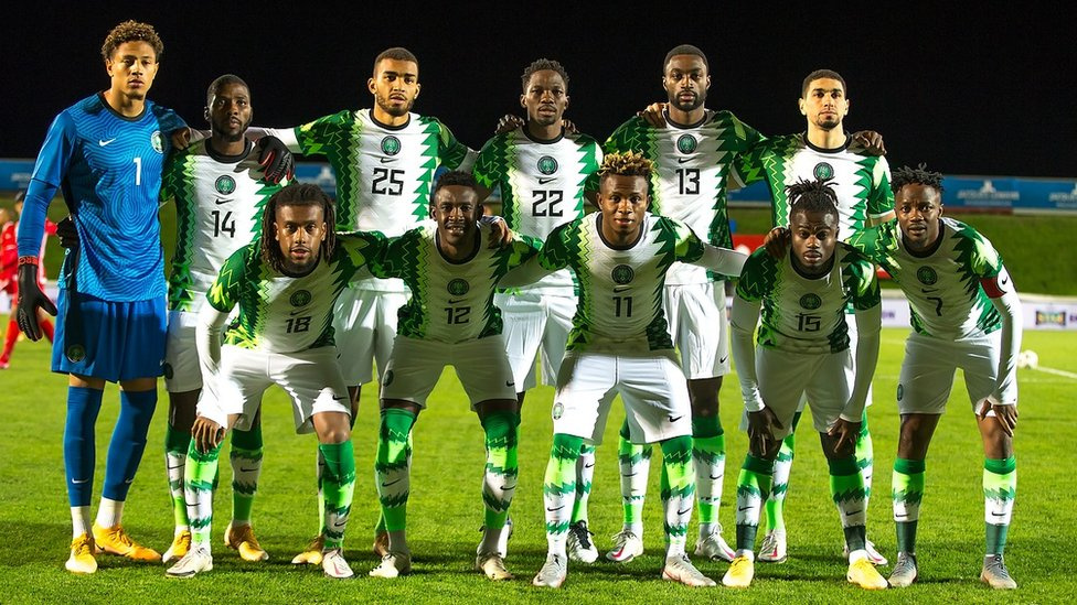 Lineup of the Super Eagles