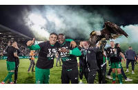 Bernard Tekpetey helped his team secure their fourth consecutive league title with Ludogorets