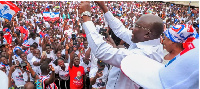 Bawumia urged supporters to vote for him for innovative policies and development.