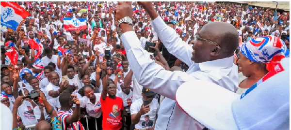 Bawumia urged supporters to vote for him for innovative policies and development.