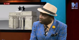 Counselor George Lutterodt speaking on Good Evening Ghana