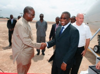 Former president, John Dramani Mahama and Late President Atta Mills