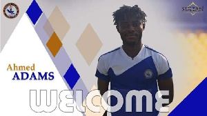 Berekum Chelsea defender Ahmed Adams