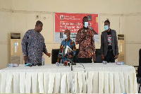 Some regional executives of NADMO at the event