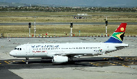 A South African Airways (SAA) Airbus aircraft