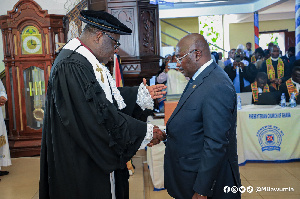 Dr Bawumia and  Rt. Rev. Prof. Obiri Yeboah Mante