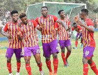 Hearts of Oak striker Bernard Arthur