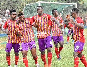 Hearts of Oak striker Bernard Arthur