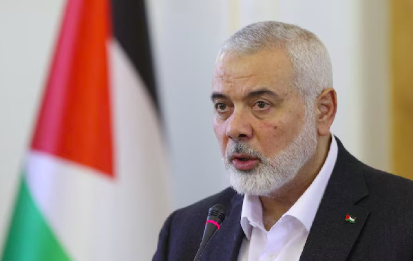 Ismail Haniyeh [Majid Asgaripour/WANA via REUTERS]