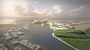 Mega-project envisioned for the port city of Tema in Ghana.