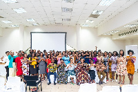 Vlisco executives, guest speakers and participants at the 2020 Vlisco Women's Mentoring Program