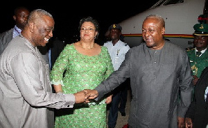 Mahama Welcomed In Abuja