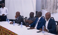 A photo of the Ghana Football Association Executive Council Members in a meeting