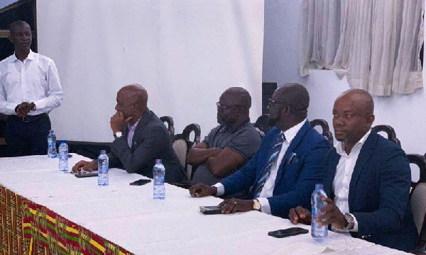 A photo of the Ghana Football Association Executive Council Members in a meeting