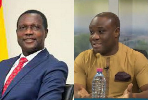 Felix Kwakye Ofosu (R) and Dr. Yaw Osei Adutwum (L)