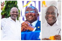 Kennedy Agyapong, Mahamudu Bawumia and Alan Kyerematen