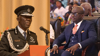 IGP Dr George Akuffo Dampare and Attorney General Godfred Yeboah Dame