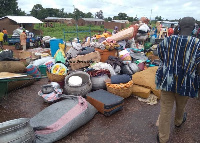 Some of the rescued victims have been moved to the office of the municipal assembly