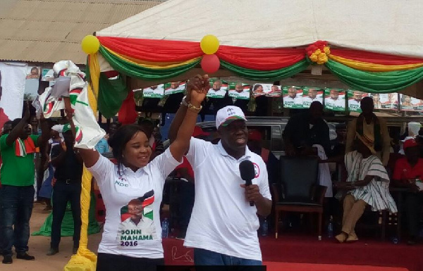 Vice President, Amissah-Arthur introduces Betty Mensah, NDC MP aspirant for the Afram Plain North