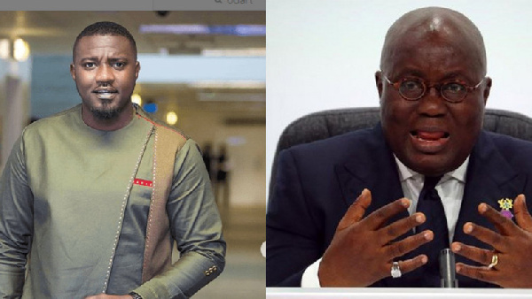 John Dumelo and President Akufo-Addo